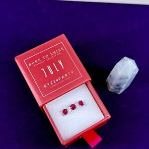 NIB Ryze Party Born To Shine BTS July Birthday .925 Sterling Silver Ring Size 9